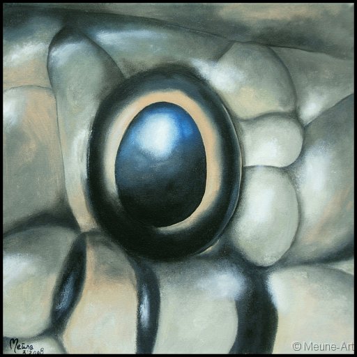 Augenblick einer Ringelnatter JTL-Dev.Inc.Acryl auf Leinwand;
30 x 30 cm